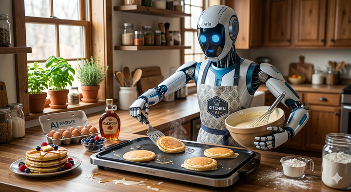 The Singularity Isn't Coming for Breakfast (But AI Is Getting Disturbingly Good at Making Pancakes)